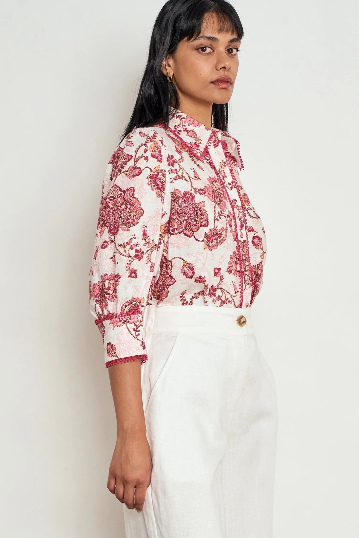 Serenade Top in Rose Paisley by Zoe Kratzmann