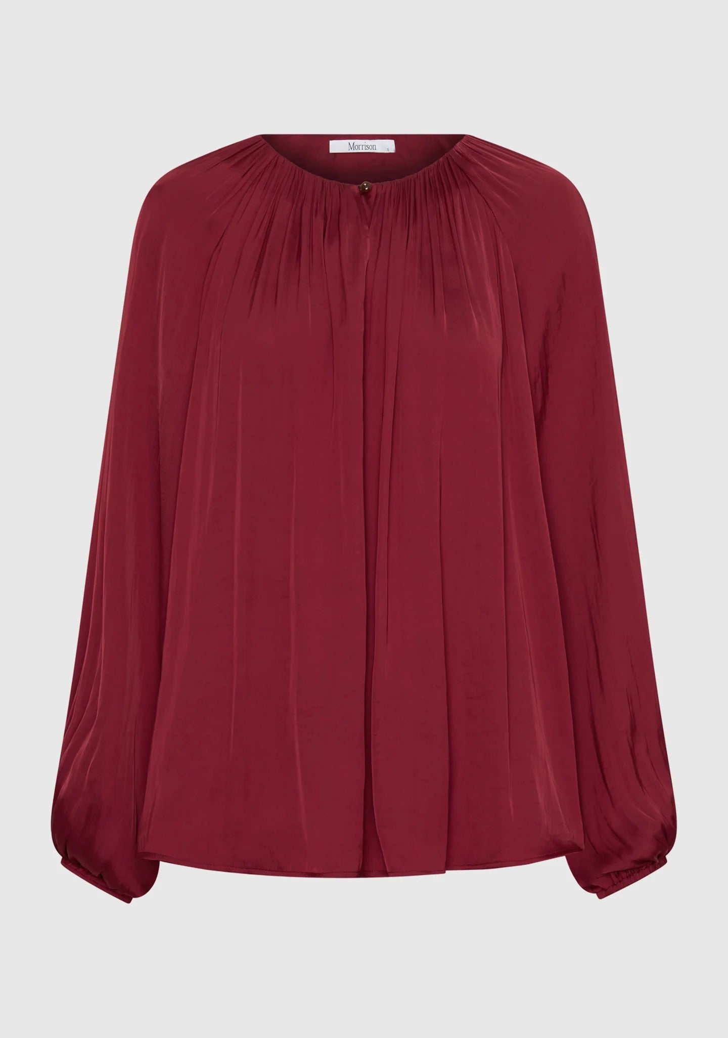 Vivienne Blouse in Burgundy by Morrison
