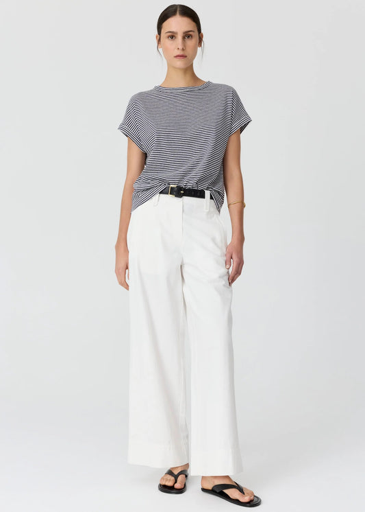 Mast Tee in Ink/Stripe by POL