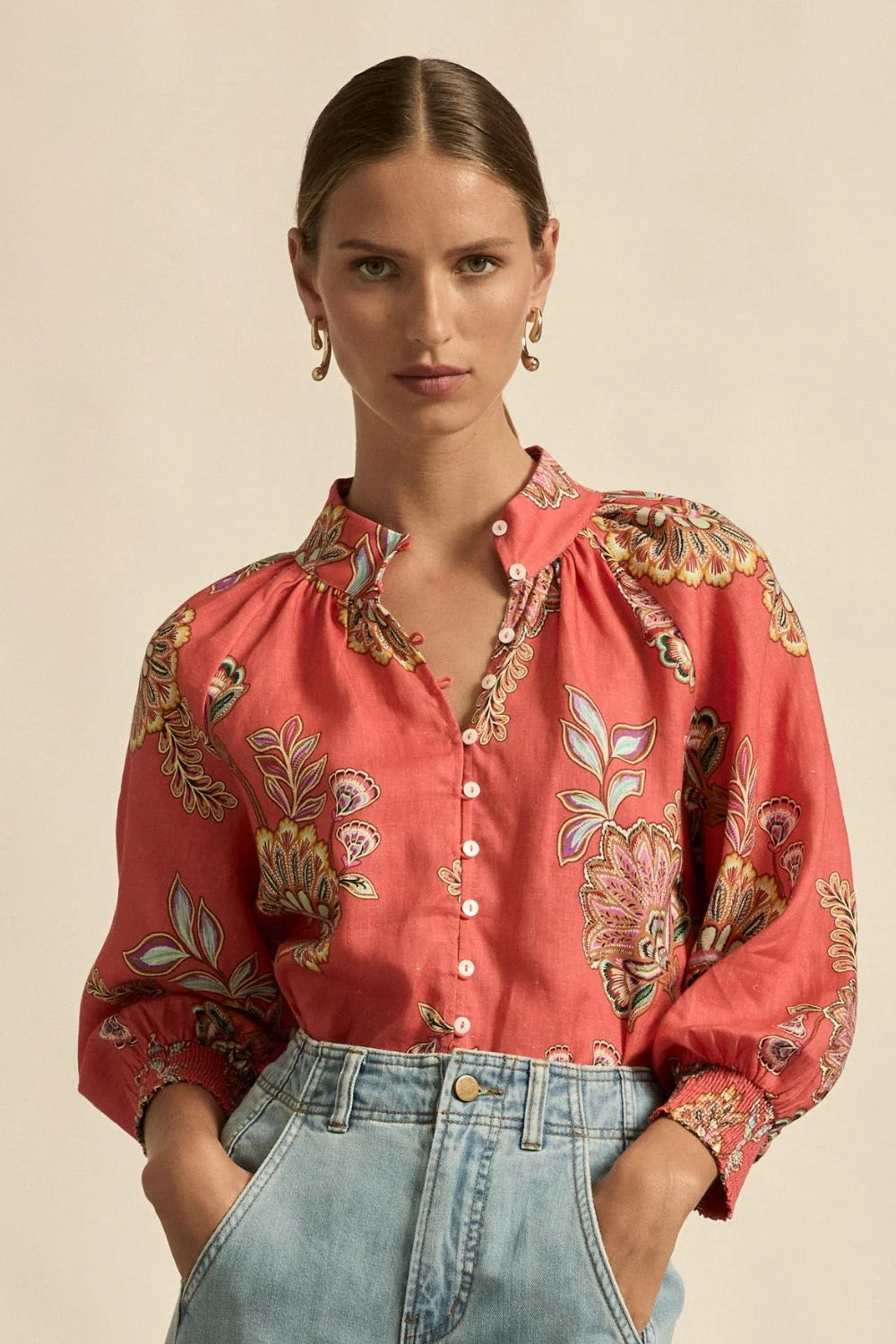 Inspire Top in Kgari Melon by Zoe Kratzmann
