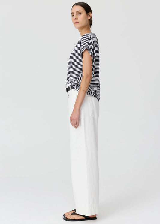 Mast Tee in Ink/Stripe by POL