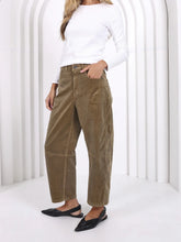 Load image into Gallery viewer, Toni Barrel Jean in Sage Corduroy by Monaco Jeans
