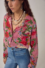 Load image into Gallery viewer, Piti Blouse in Bolton Soul Rouge by Maison Hotel
