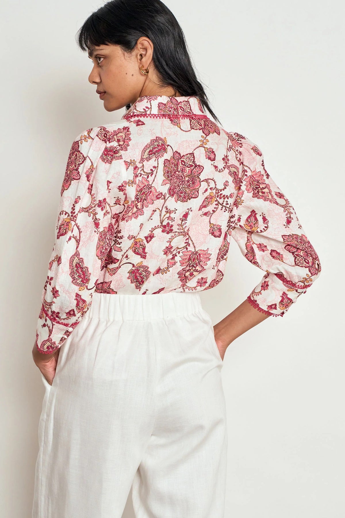 Serenade Top in Rose Paisley by Zoe Kratzmann