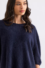 Load image into Gallery viewer, Eliza Tee in Midnight by Mia Fratino
