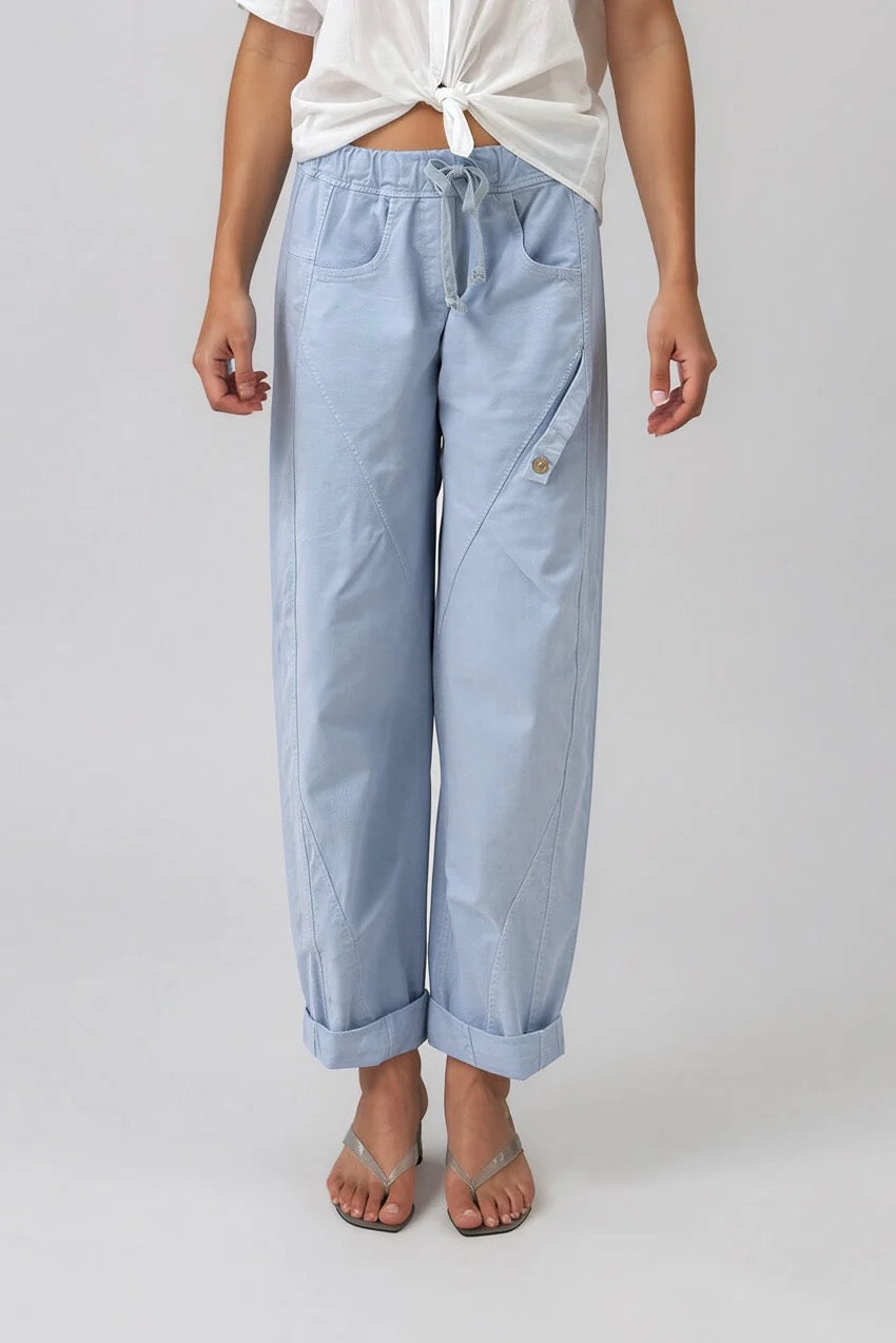 Lucia Pant in Sky Blue by La Gemme