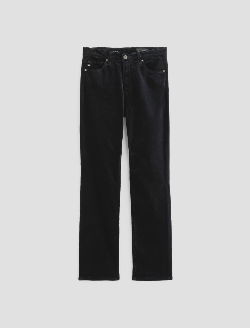 Mari Velvet Jean by AG in Super Black