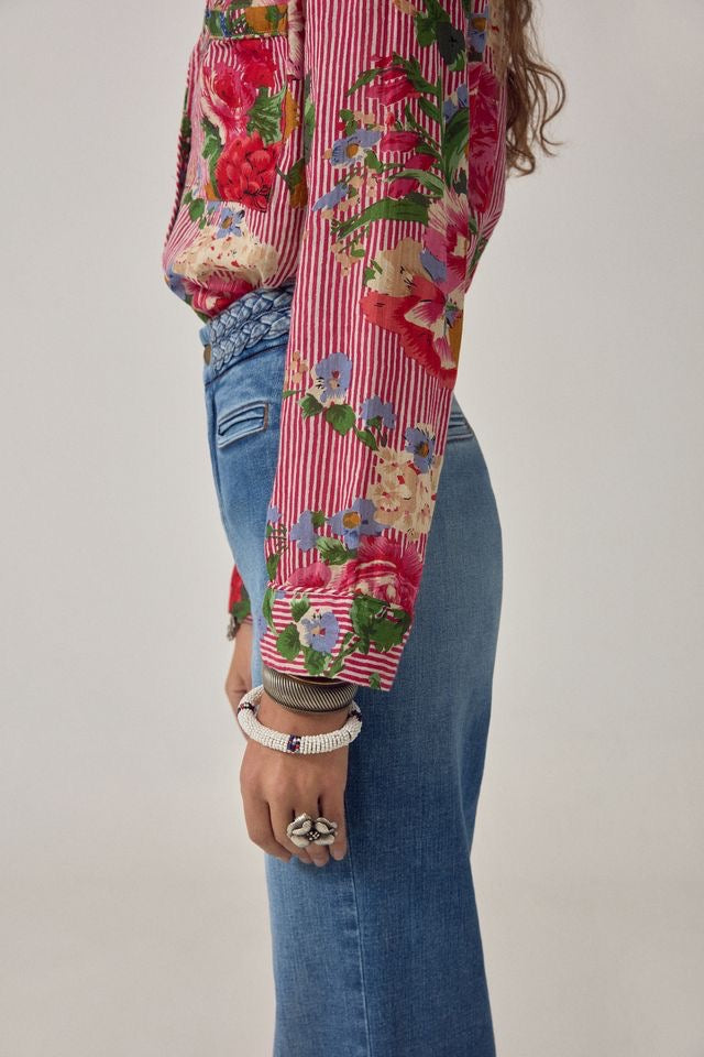 Piti Blouse in Bolton Soul Rouge by Maison Hotel