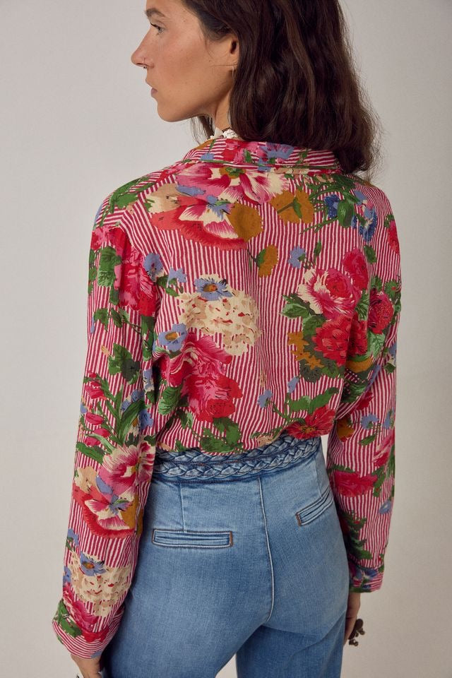 Piti Blouse in Bolton Soul Rouge by Maison Hotel