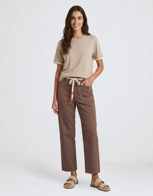 Carter Barrel Jean in Chocolate by Monaco Jeans