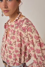 Load image into Gallery viewer, Lennox Blouse in Gordon Roses Pink by Maison Hotel
