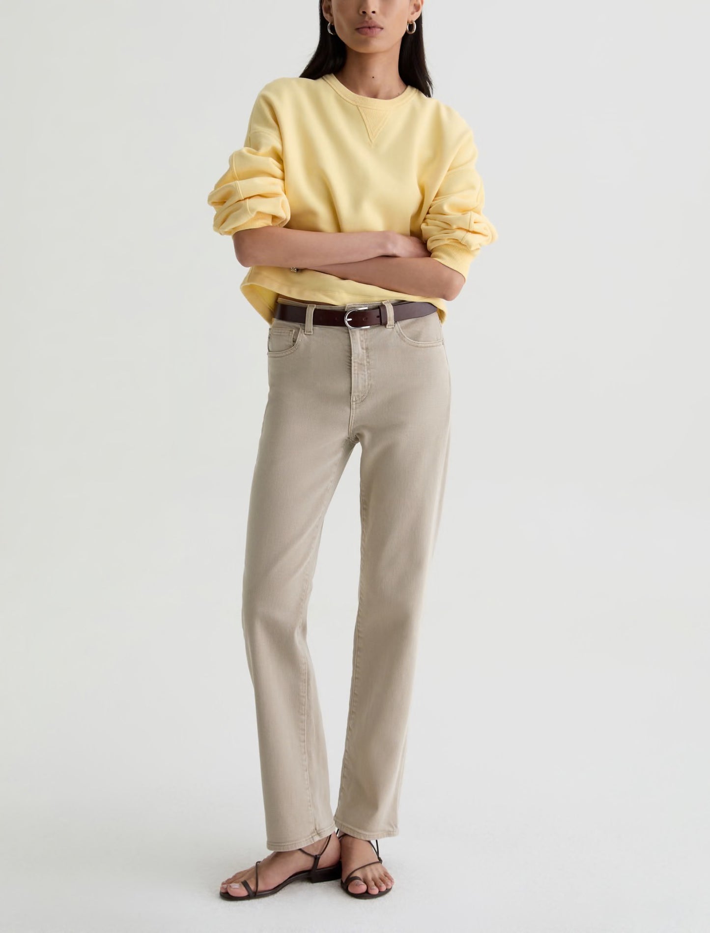 Brinley Jean in Sulfur Taupe by AG