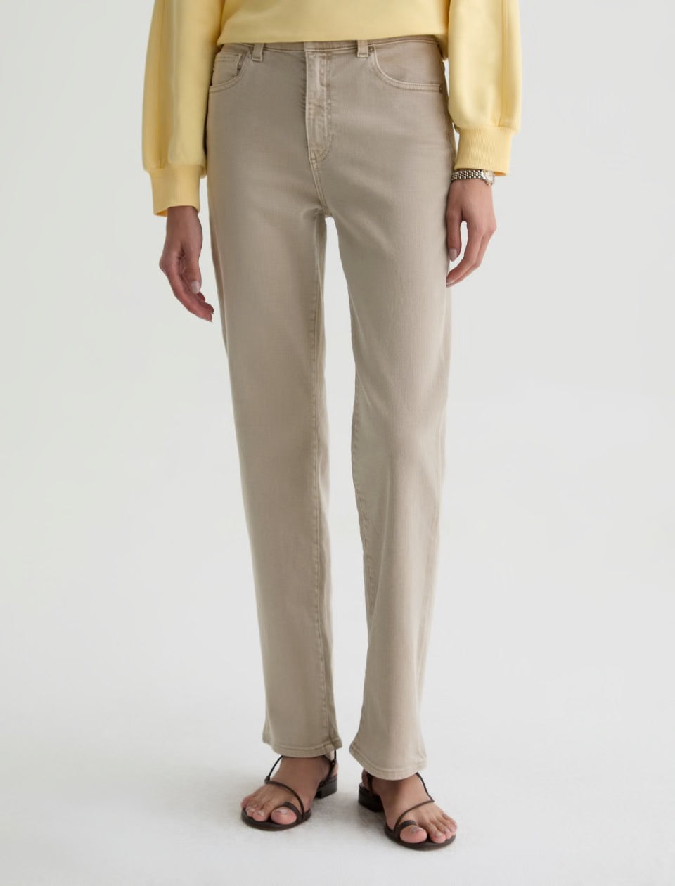 Brinley Jean in Sulfur Taupe by AG