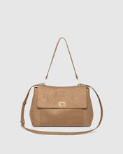 Load image into Gallery viewer, Arden Suedette Handbag in Honey by Louenhide
