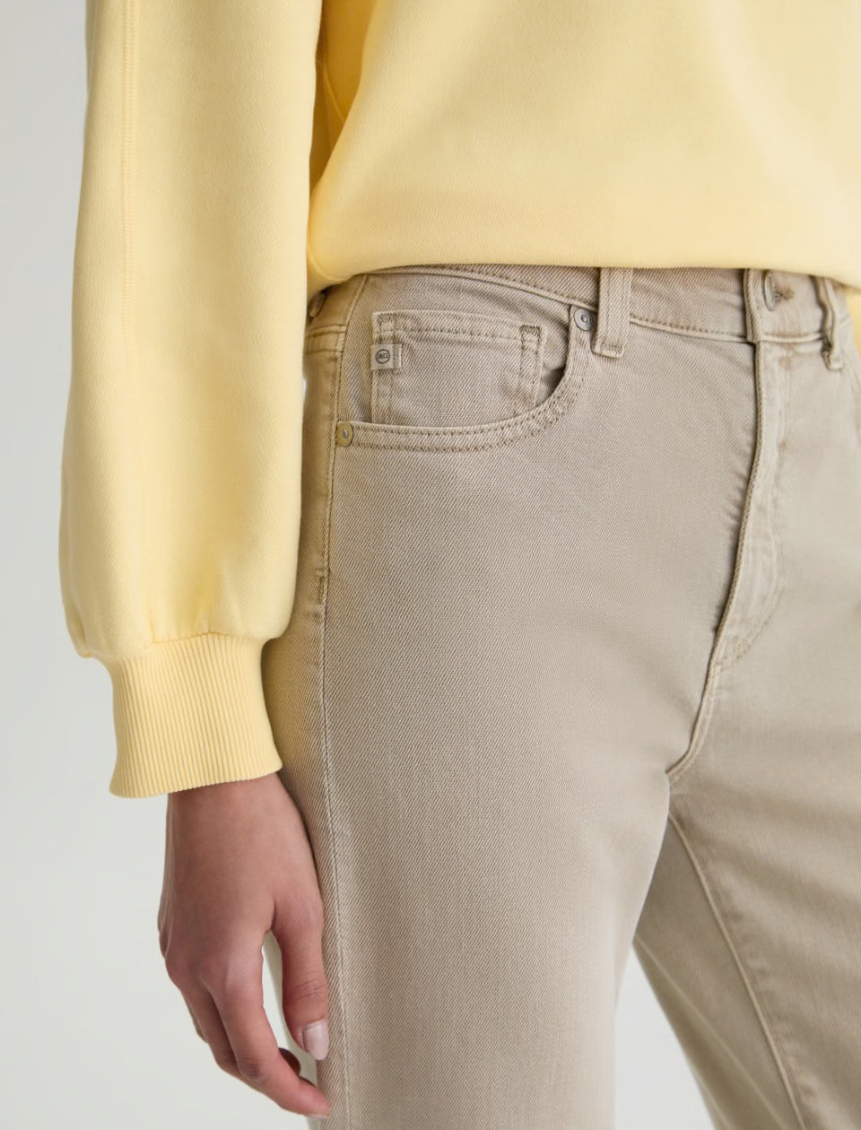 Brinley Jean in Sulfur Taupe by AG