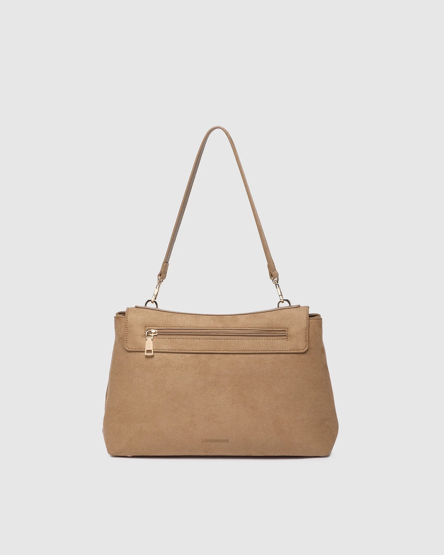 Arden Suedette Handbag in Honey by Louenhide