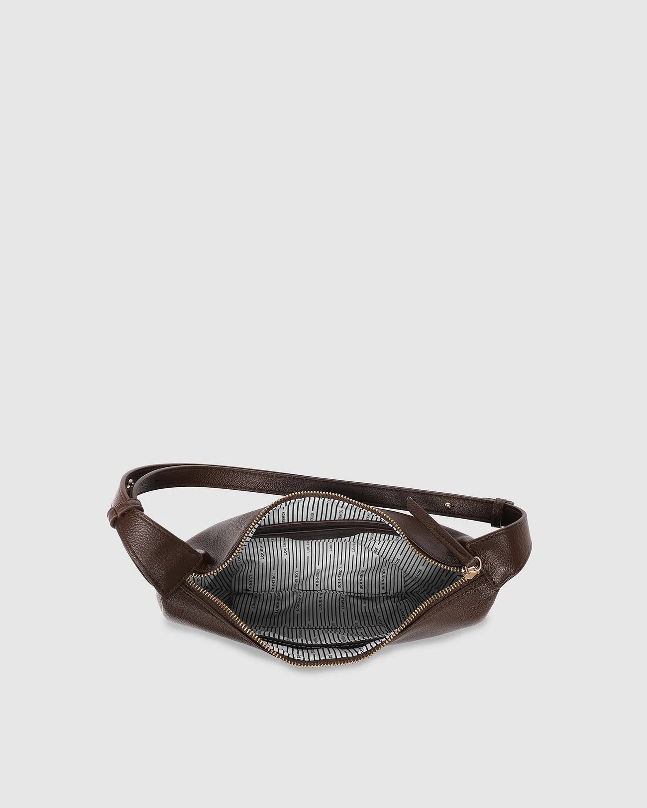Olivia Shoulder Bag in Chocolate by Louenhide