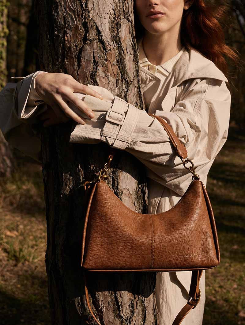 Rejina Bag by Nat & Nin Grained Hazelnut