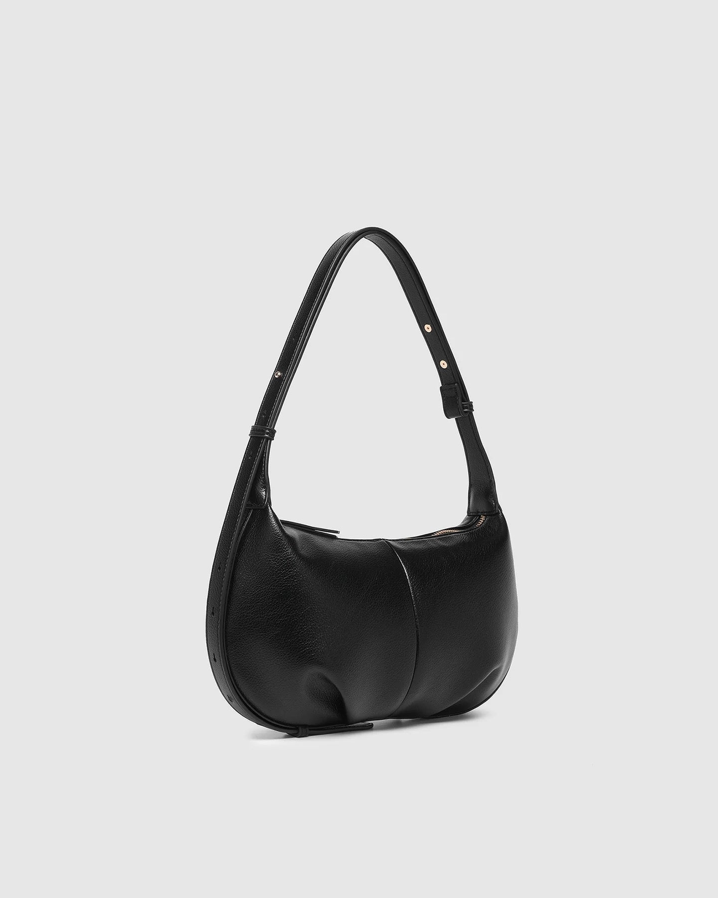 Olivia Shoulder Bag in Black by Louenhide