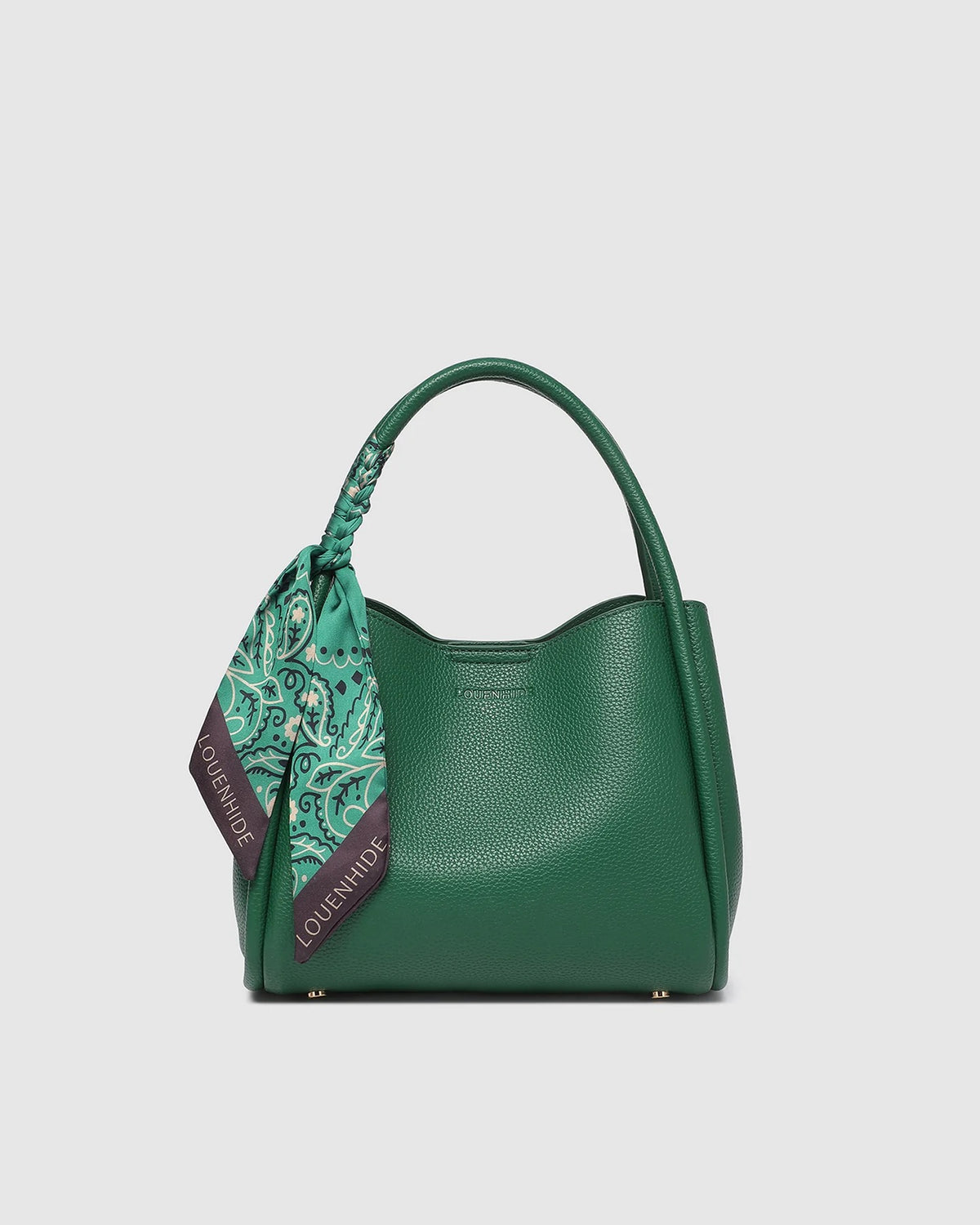 Steffie Mini Tote Bag in Green by Louenhide