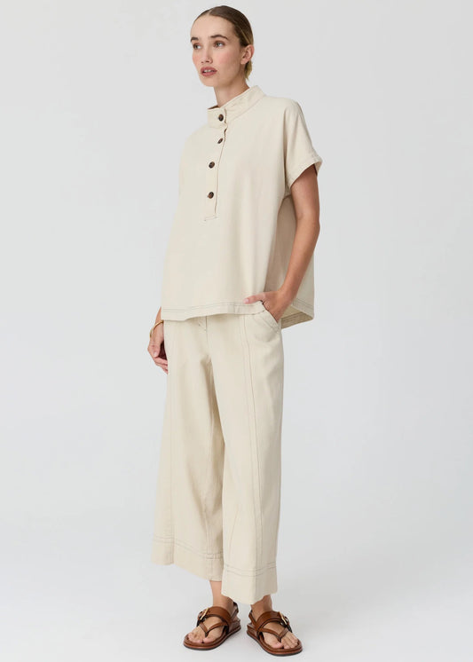 Anise Denim Shirt in Pebble by POL