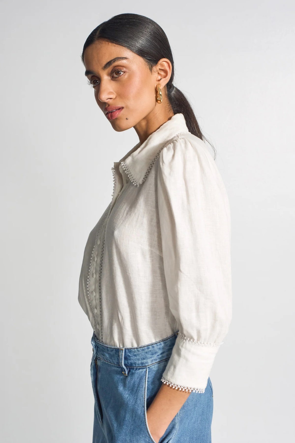 Serenade Top in Porcelain by Zoe Kratzmann
