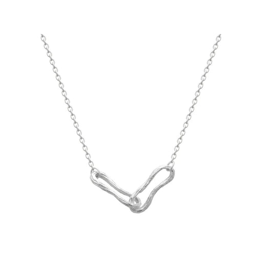 Eterna Interlink Necklace in Silver by Murkani