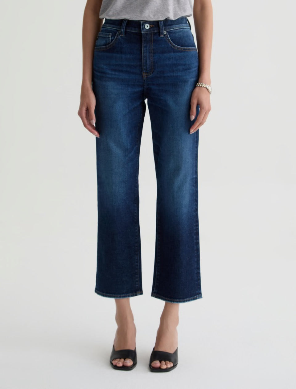 Brinley Crop Jean by AG in Outspoken