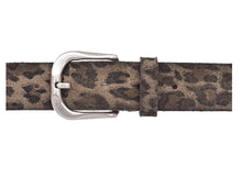 Load image into Gallery viewer, Taupe Leopard Leather Belt by Vanzetti
