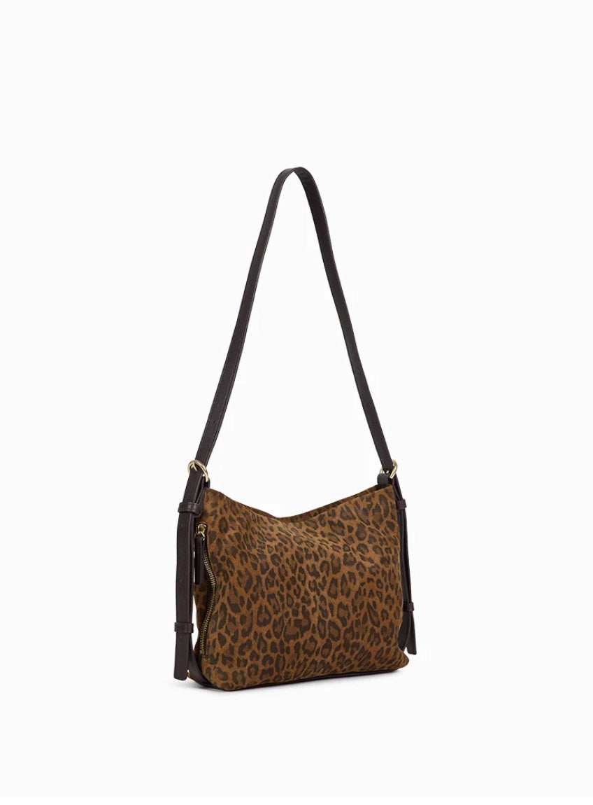 Mini Moreen Shoulder Bag in Leopard by Nat & Nin
