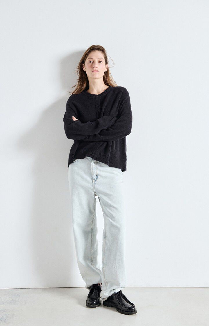 Damsville Cardigan in Black by American Vintage