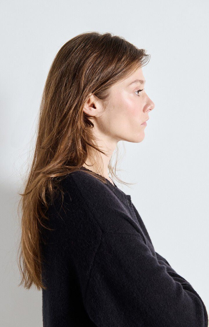Damsville Cardigan in Black by American Vintage
