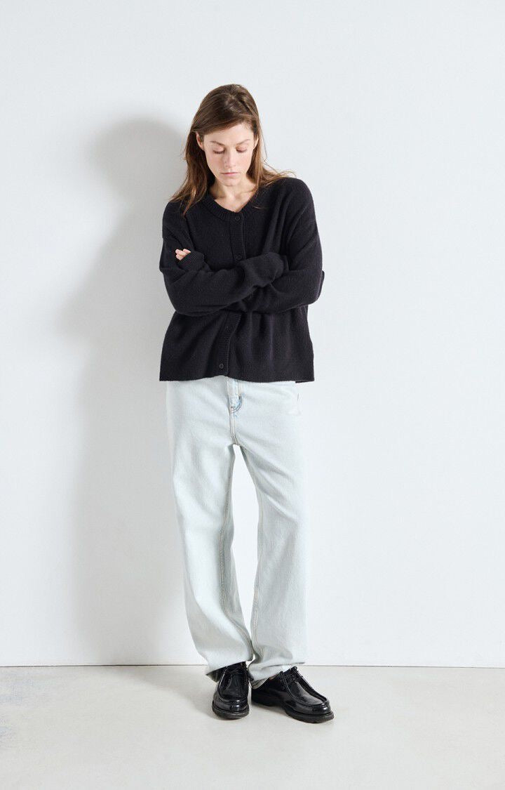 Damsville Cardigan in Black by American Vintage
