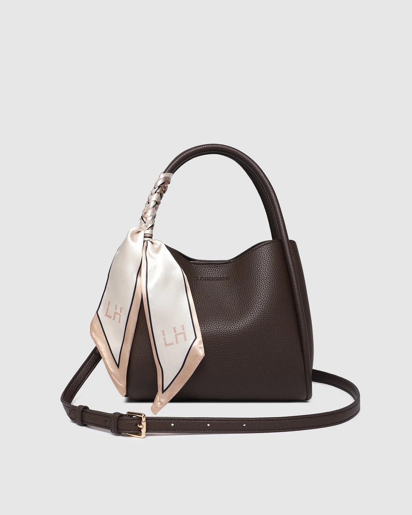 Steffie Mini Tote Bag in Chocolate by Louenhide