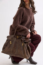 Load image into Gallery viewer, Edith Crew in Dark Chocolate by Mia Fratino
