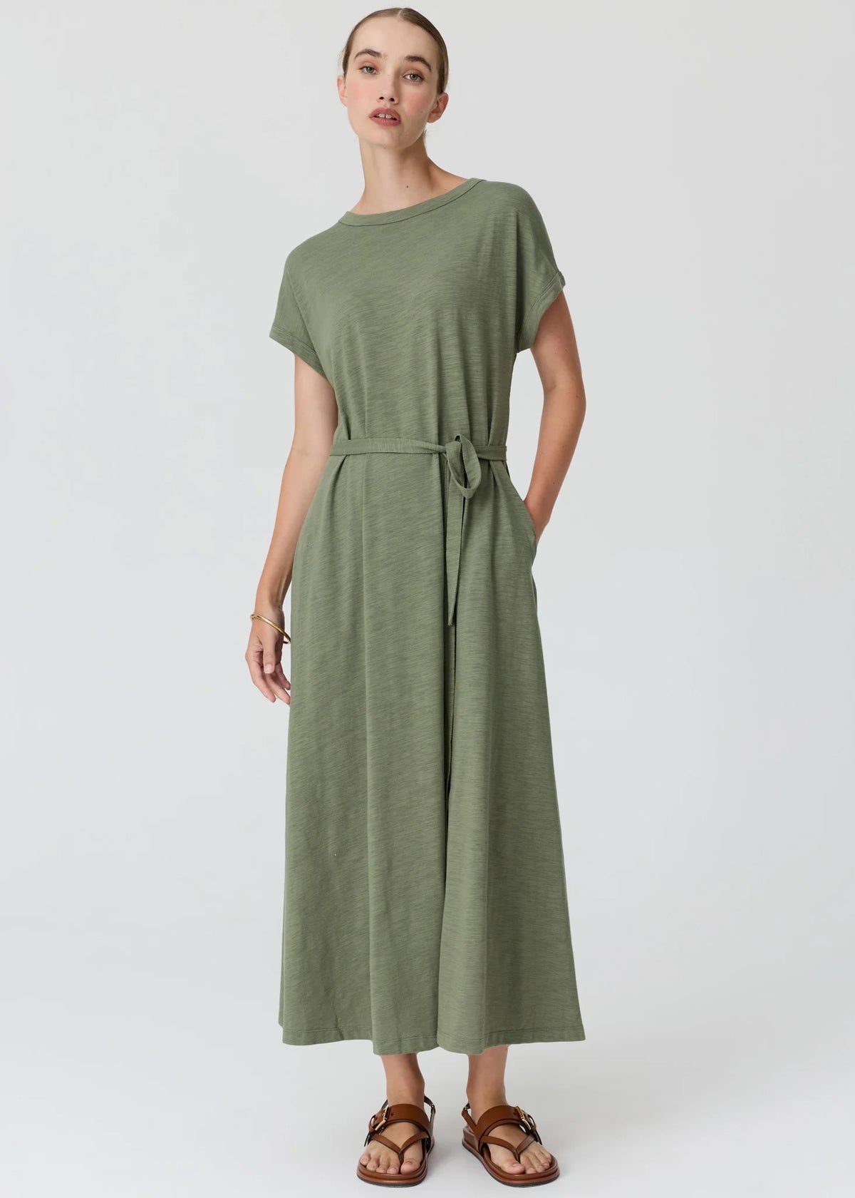 Mast Tee Dress in Fern by POL