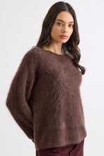 Load image into Gallery viewer, Edith Crew in Dark Chocolate by Mia Fratino
