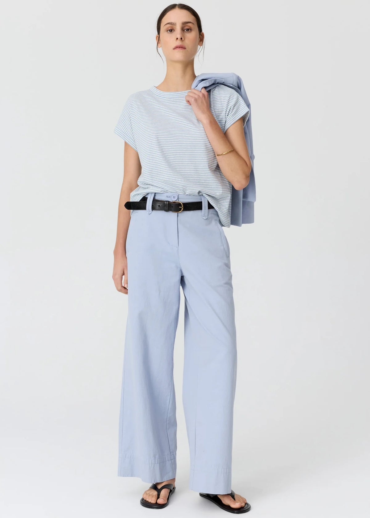 Mast Tee in Blue/Stripe by POL