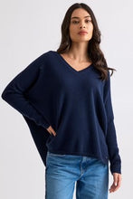 Load image into Gallery viewer, Margot Vee in French Navy by Mia Fratino
