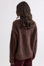 Load image into Gallery viewer, Edith Crew in Dark Chocolate by Mia Fratino
