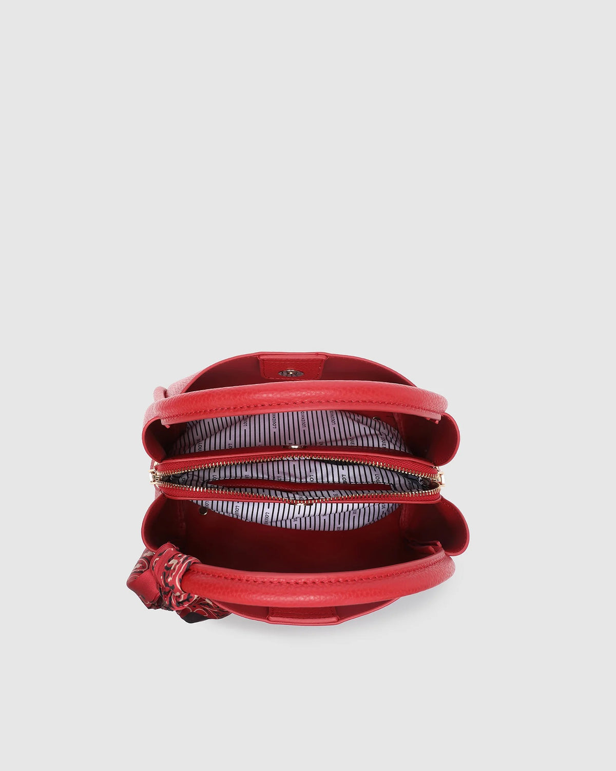 Steffie Mini Tote Bag in Red by Louenhide