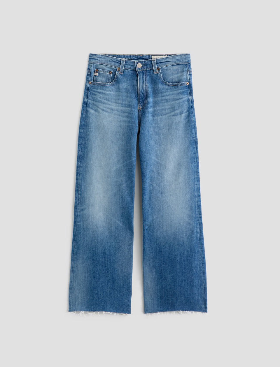 Saige Wide Leg Crop Jean in 13 Years Allure by AG Jeans