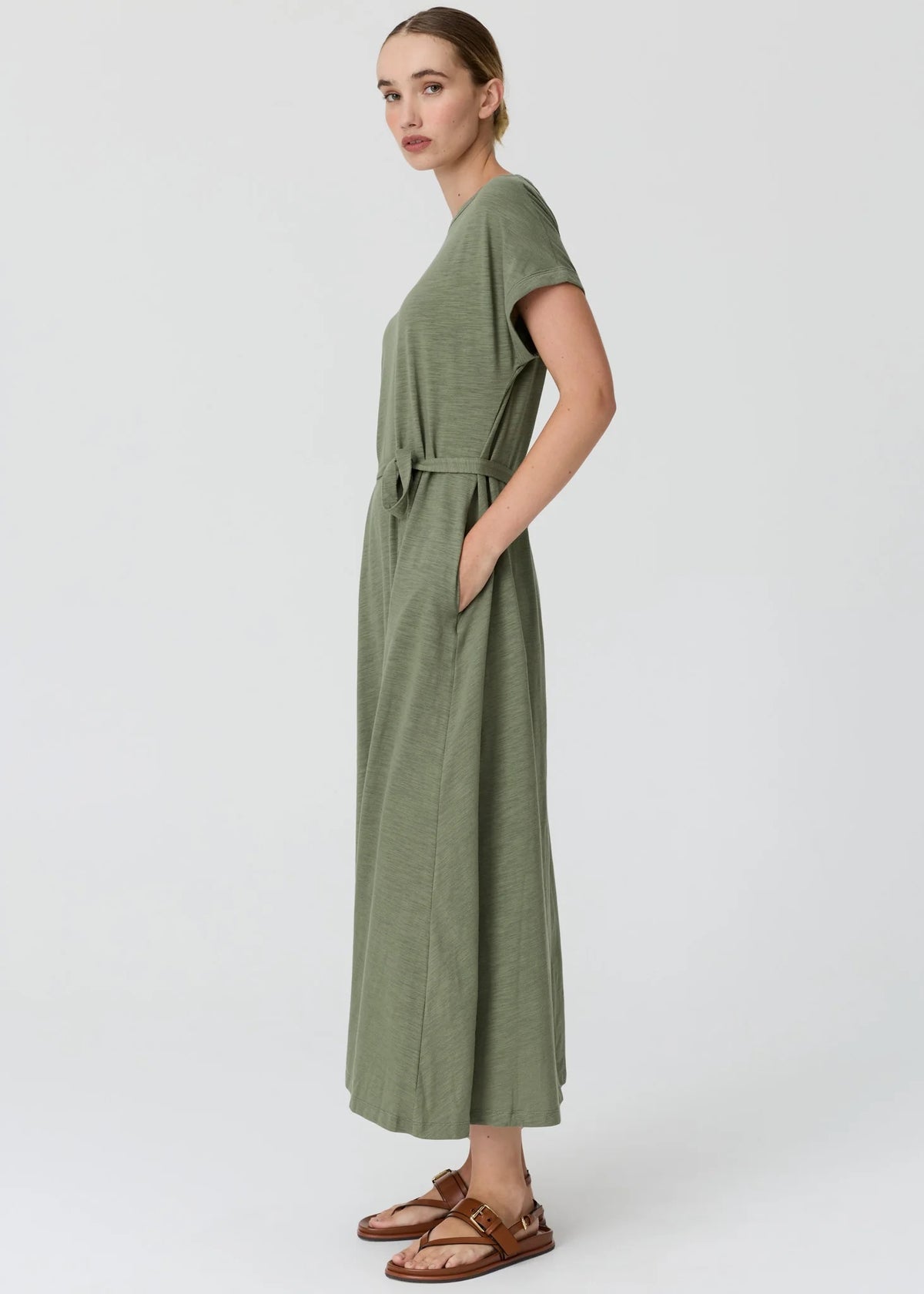 Mast Tee Dress in Fern by POL