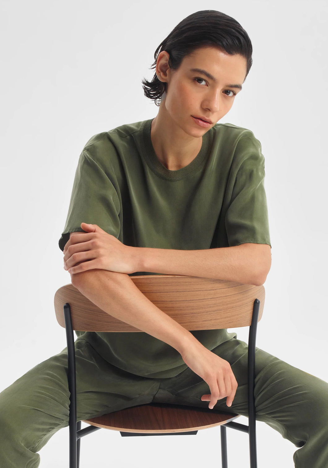 The Zeke Top in Olive by Morrison