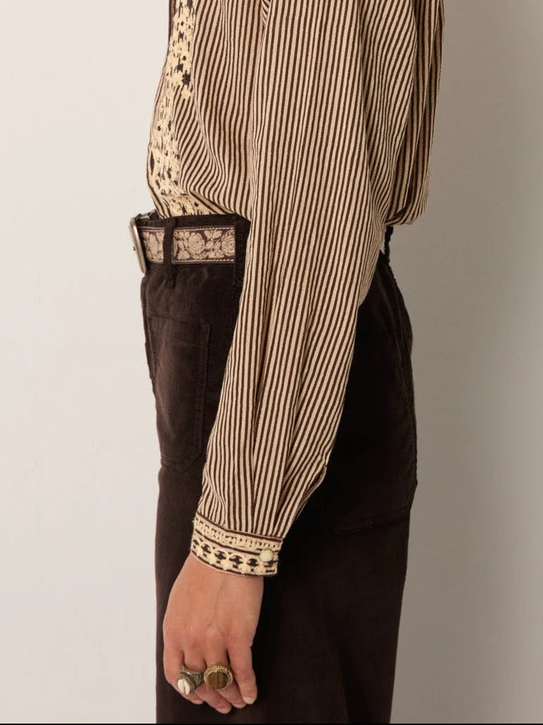 Bebo Blouse in Tobbaco by Maison Hotel