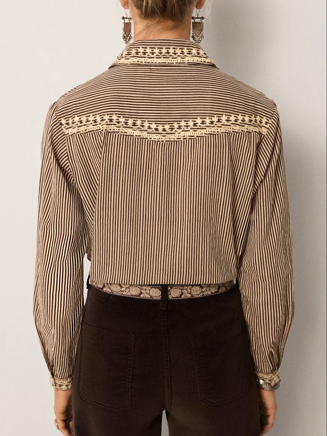 Bebo Blouse in Tobbaco by Maison Hotel