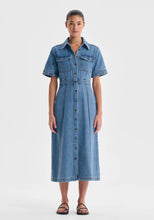 Load image into Gallery viewer, The Jaque Denim Shirt Dress by Morrison
