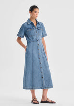 Load image into Gallery viewer, The Jaque Denim Shirt Dress by Morrison
