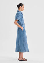 Load image into Gallery viewer, The Jaque Denim Shirt Dress by Morrison

