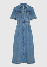 Load image into Gallery viewer, The Jaque Denim Shirt Dress by Morrison

